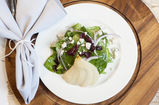 Poached Pear Salad 520